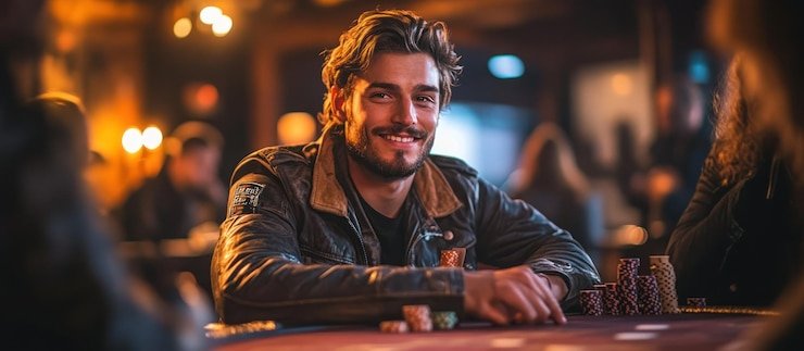 Live blackjack table on bius Spadegaming with dealer and multiple player seats
